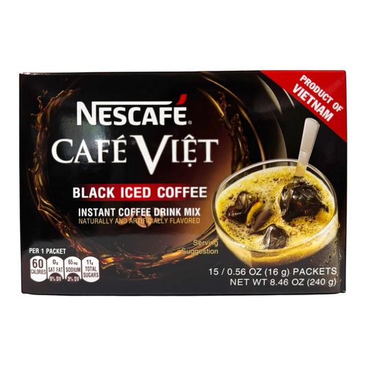 Nescafe Cafe Viet Black Iced Coffee - 15 packets x 16g