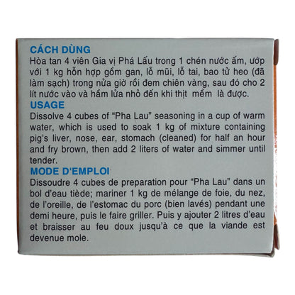 Bao Long - "Pha Lau" Seasoning Cubes/Gia Vi Pha Lau - 2.64 Oz