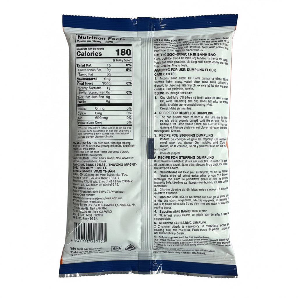 Vinh Thuan-Dumpling Flour (With Instant Yeast)/Bot Banh Bao (Co Men) - 14.1 OZ (400g)