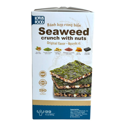 Seaweed Crunch with Nuts/Banh Kep Rong Bien (Nguyen Vi) - 100g (5 bars x 20g)