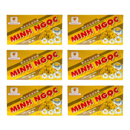Minh Ngoc Golden Dragon Mung Bean Cake/ Banh Dau Xanh Rong Vang (200g) - Pack of 6 1 each