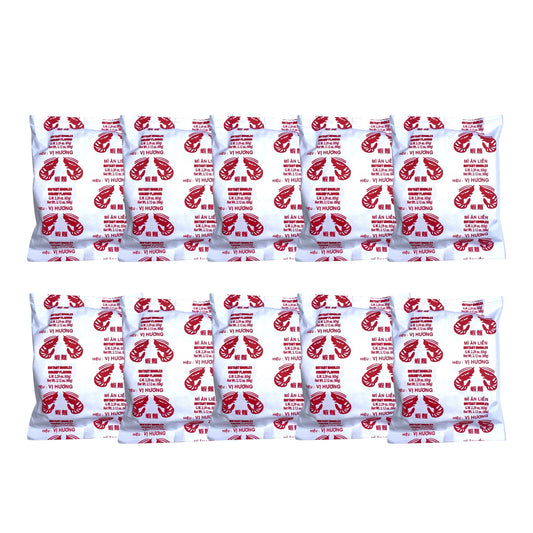 Vi Huong - Shrimp Flavor Instant Noodle - Combo 10 pack x 60g