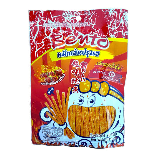 BENTO SQUID MIXED SURIMI MEXICAN BARBEQUE FLAVOURED/SNACK MUC VI BBQ MEXICO - 5 pack x 0.7 oz