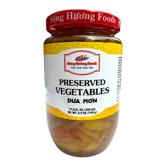 Song Huong Foods Preserved Vegetables/Dưa Món - 11.8 oz