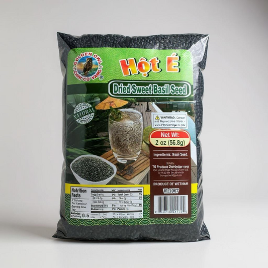 Dried Sweet Basil Seed (Hot E) 2 oz - 56.8g