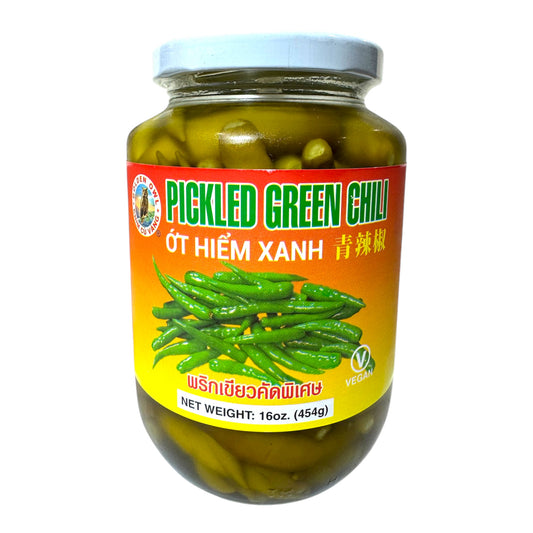 Pickled Green Chili/Ot Xanh Ngam - 16 Oz (454g)