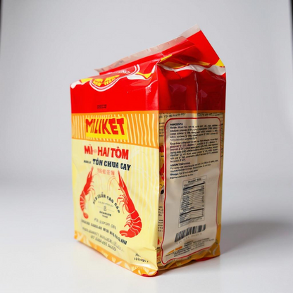 MILIKET Instant Noodles – Spicy Sour Shrimp Flavor