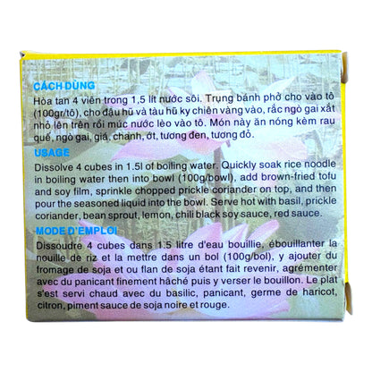 BAO LONG-VEGETARIAN 'PHO' SOUP SEASONING CUBES/VIÊN GIA VỊ PHỞ CHAY-2.64 OZ (75g)