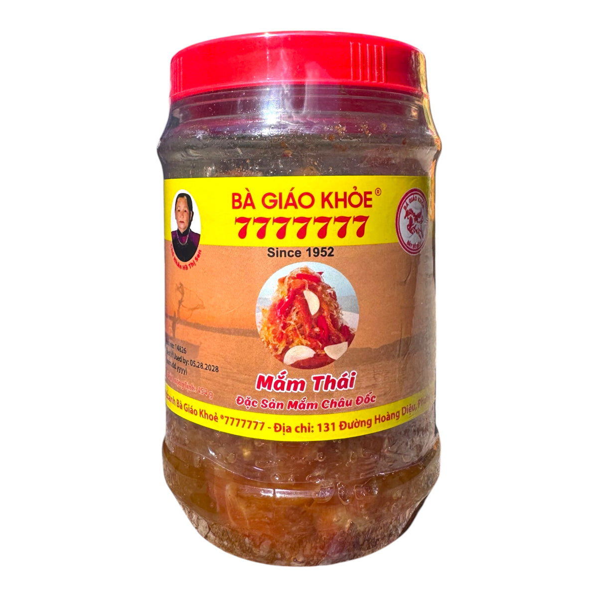 [Ba Giao Khoe] Fermented Mixed Fish/Mam Thai - 454g