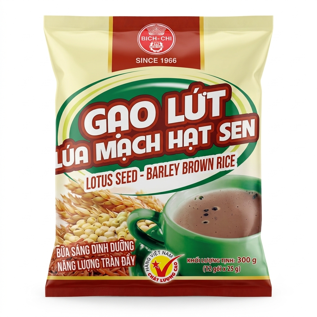 [i-Soup] Freeze Dried Instant Katuk Soup with Shrimp/Canh Rau Ngot Tom - 40g