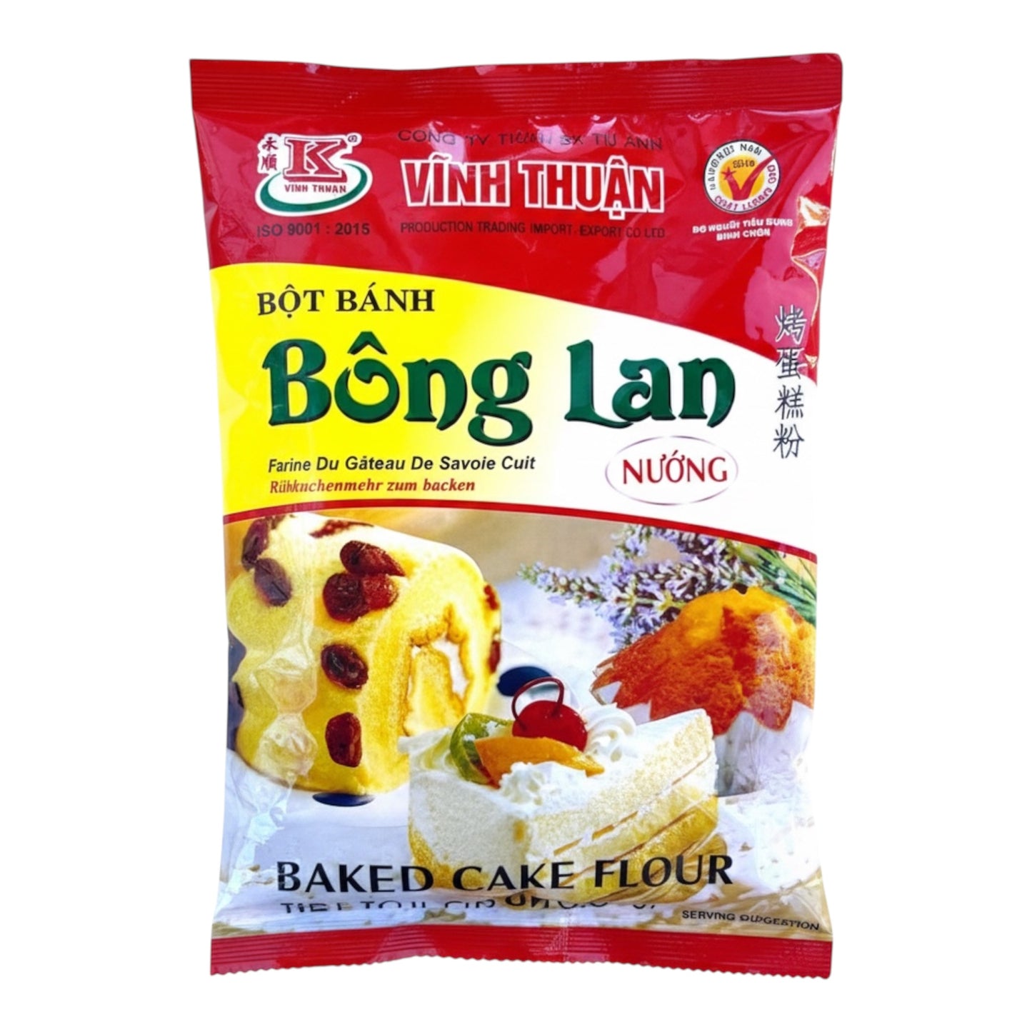 VINH THUAN- BAKED CAKE FLOUR/BỘT BÁNH BÔNG LAN NƯỚNG-14 OZ