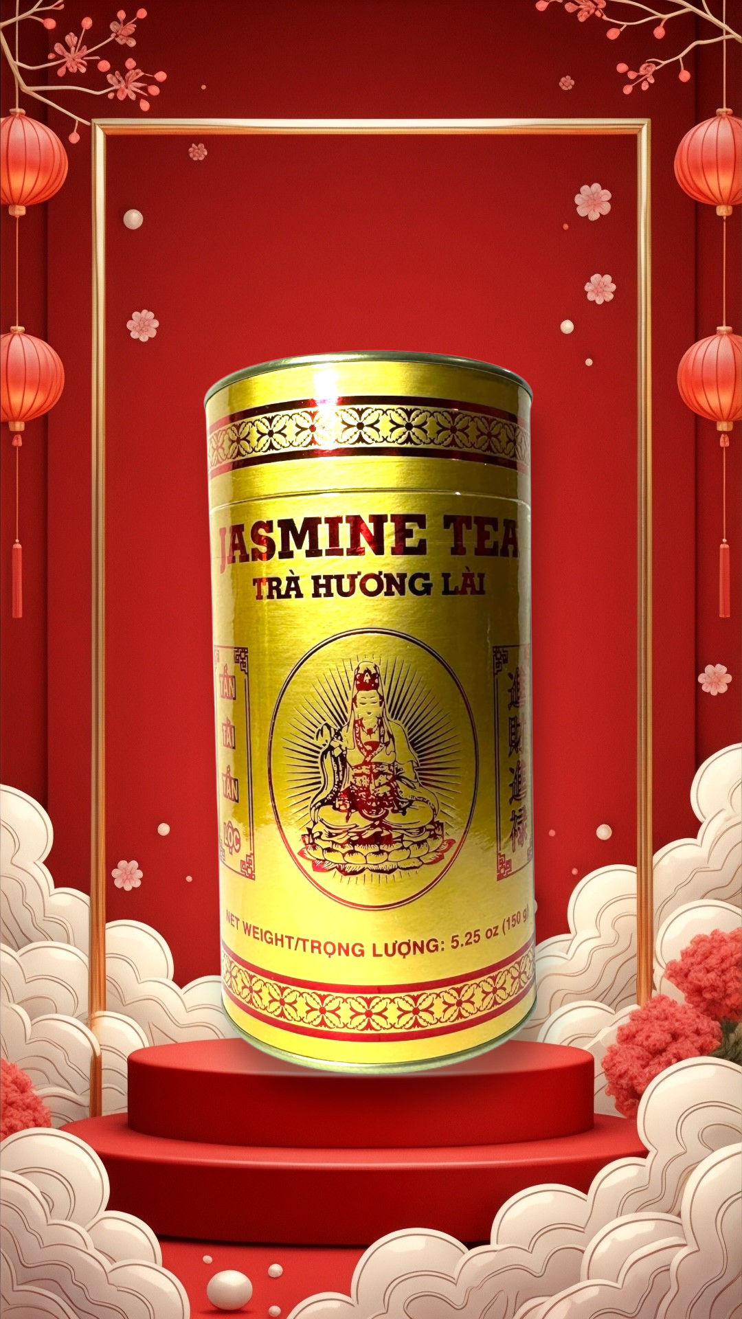 Traditional Tea Combo (Jasmine Tea & Lotus Tea)/Combo Tra Truyen Thong (Huong Lai & Huong Sen)