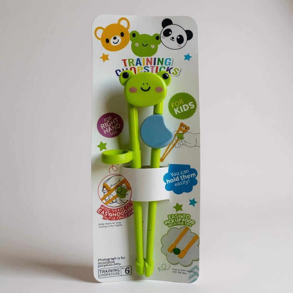 Set of 3 Kids Training Chopsticks - Combo 3 Đôi Đũa Tập Ăn Cho Bé