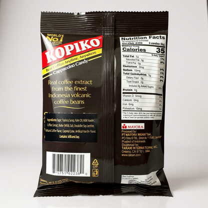 Kopiko Cappuccino Candy | Kẹo cà phê sữa 4.23 oz (120g)