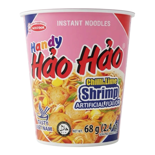Hao Hao-Hot and Sour Shrimp Flavor/ Tom Chua Cay 68g