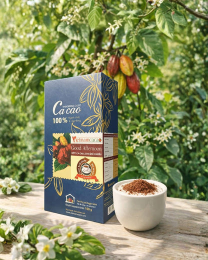 [Vietnamcacao] Good Afternoon Cocoa Powder (Hazelnut Flavor)