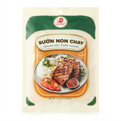 [Caravelle] Vegan Soy Pork Chops/Suon Non Chay – 3.5 oz (100g)