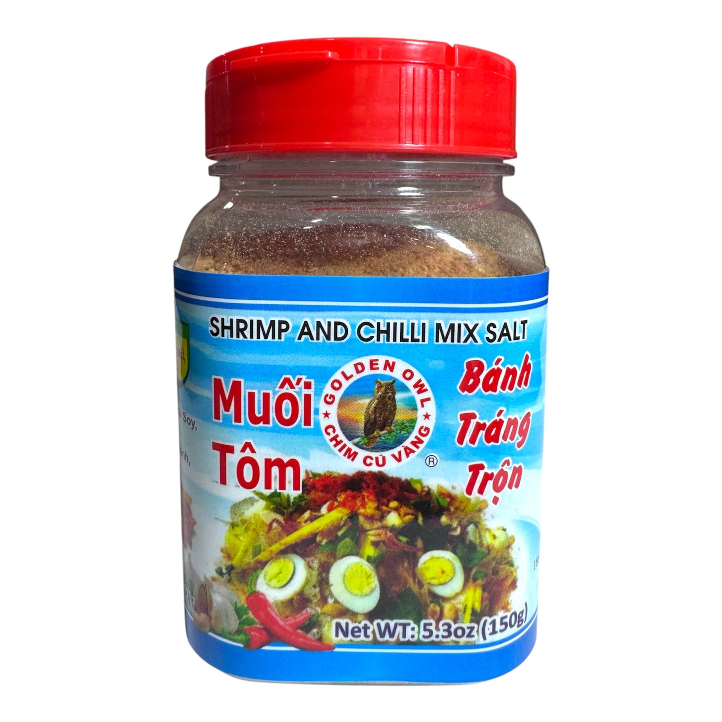 Shrimp and Chilli Mix Salt/Muoi Tom Banh Trang Tron - 5.3 Oz