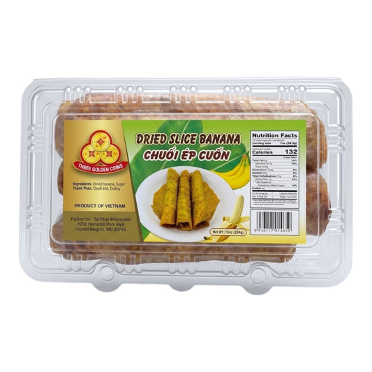 Dried Slice Banana/Chuoi Ep Cuon