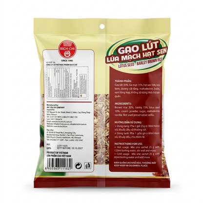 [Bich-Chi] Lotus Seed - Barley Brown Rice/Bot Gao Lut Lua Mach Hat Sen