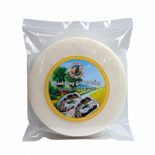 Tapioca Paper (White)/Banh Trang Goi Xoi (Trang) - 3.5 oz (100g)