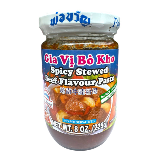 Por Kwan - Spicy Stewed Beef Flavour Paste/ Gia Vi Bo Kho 8 oz 
(225g)