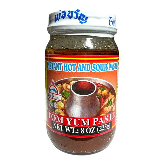 Por Kwan - INSTANT HOT AND SOUR PASTE (TOM YUM PASTE)/Gia Vi Tom Yum 8 Oz (225g)