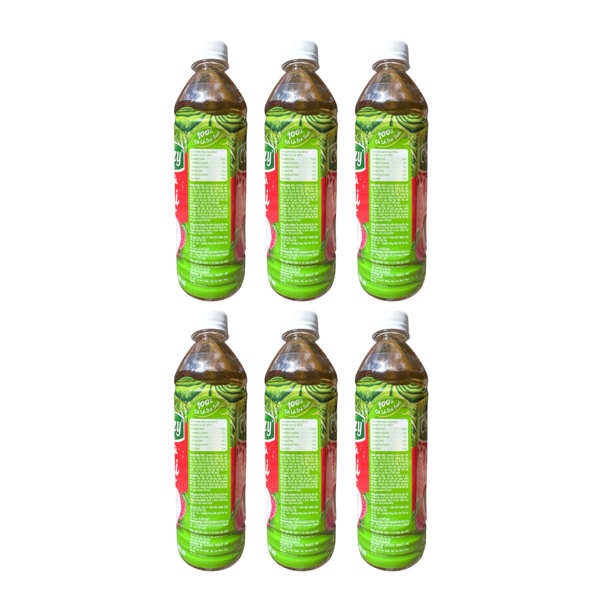 [Cozy] Lychee Tea/Tra Vai - Pack of 6 (6x455ml)
