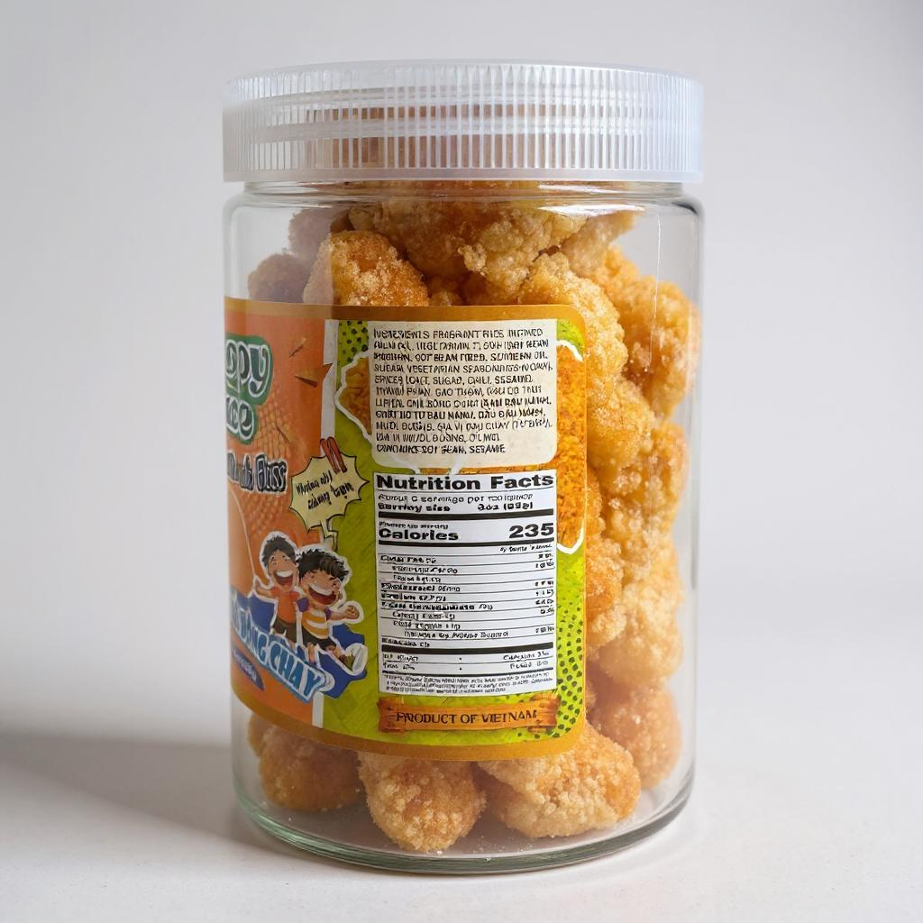 Crispy Rice With Vegan Meat Floss / Com Say Cha Bong Chay (7 oz/200g)