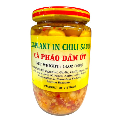 Eggplant in Chili Sauce (Ca Phao Dam Ot) – 14 oz (400g)