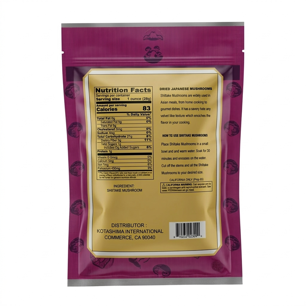 Kotashima Dried Premium Mushrooms/Nam Dong Co Thuong Hang