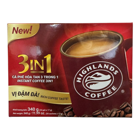 Highlands Coffee 3in1 Instant Coffee – 11.99 oz (340g)