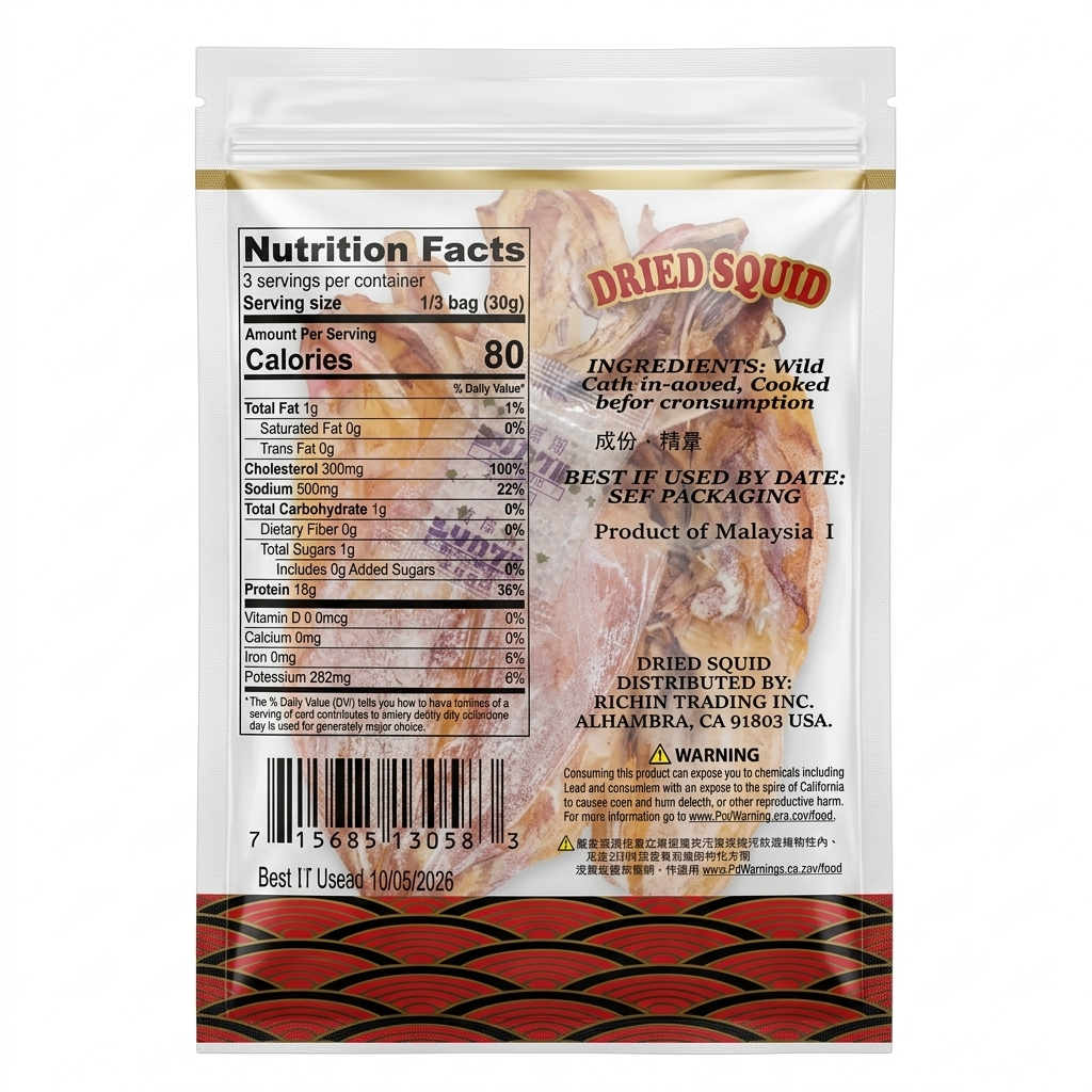 [Richin] Dried Squid/Kho Muc