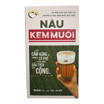 Instant Salted Cream Coffee - Cafe Nau Kem Muoi