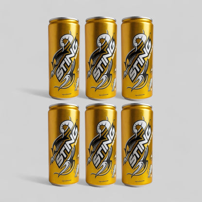Sting Soft Drink – 6 Cans (320ml)