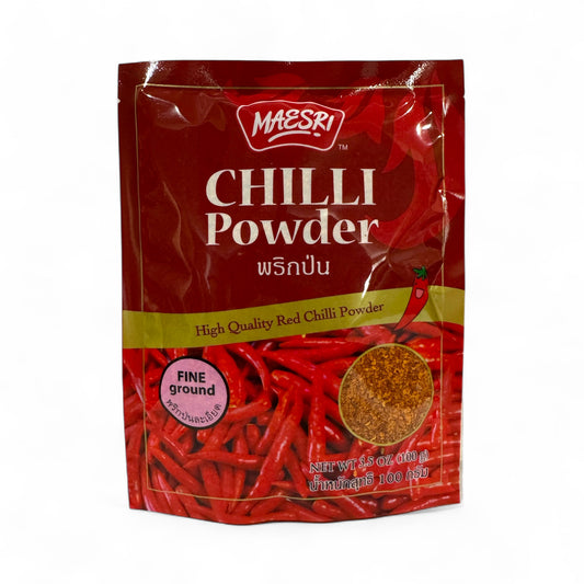 MAESRI Chilli Powder (Fine Ground)/ Ớt Bột MAESRI (Xay Mịn) 3.5 oz (100g)