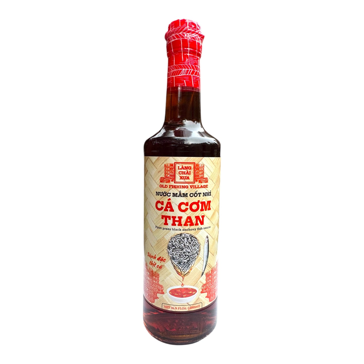 Làng Chài Xưa Fish Sauce/Nuoc Mam Lang Chai Xua - 16.9 fl. oz (500 ml)