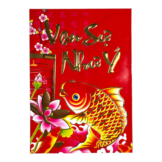 Red Envelopes (Lucky Money)/Bao Li Xi Tet (Van Su Nhu Y) - Set 6pcs
