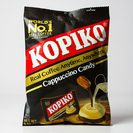 Kopiko Cappuccino Candy | Kẹo cà phê sữa 4.23 oz (120g)