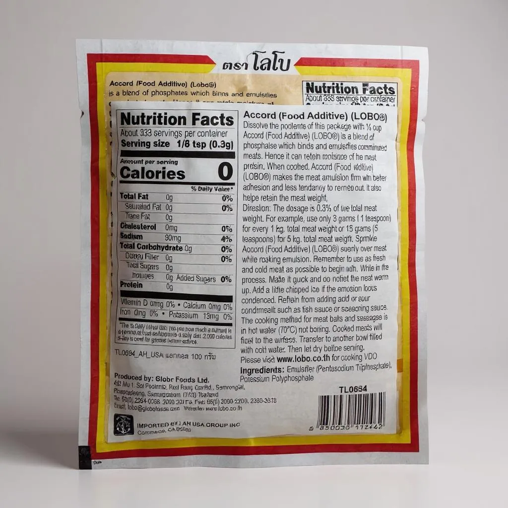 Lobo Accord (Food Additive) 3.5 oz (100gr)