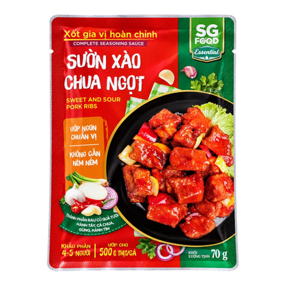[SG Food] Essential Sweet and Sour Pork Ribs Complete Seasoning Sauce – 70g