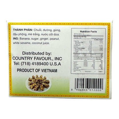 Banana Ginger Candy/Keo Chuoi Gung 10.5 oz (300g)