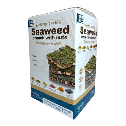 Seaweed Crunch with Nuts/Banh Kep Rong Bien (Nguyen Vi) - 100g (5 bars x 20g)