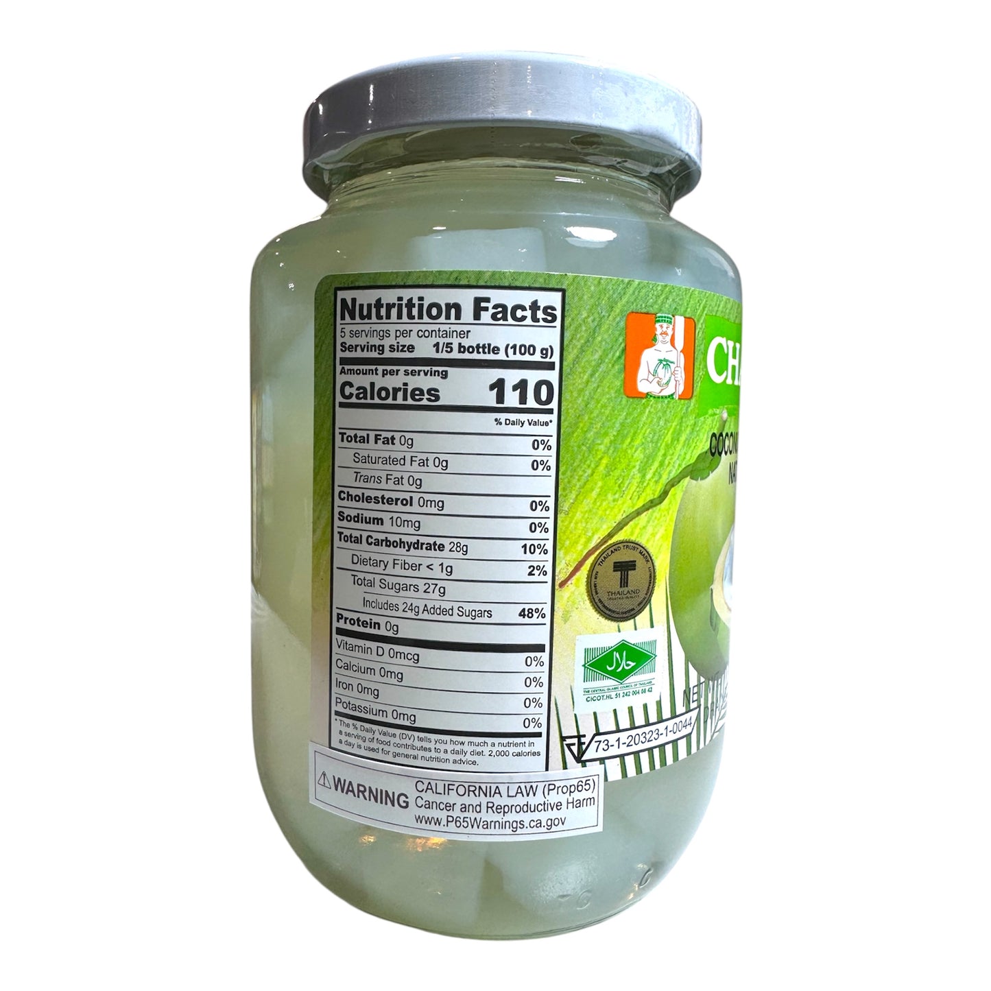 Chaokoh Coconut Gel in Syrup/Thach Dua Nuoc Duong - 17.6 Oz (500g)