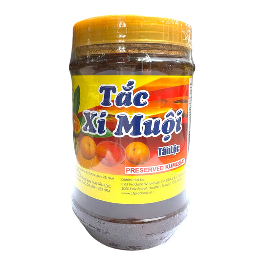 Tan Loc-Preserved Kumquat/Tac Xi Muoi – 21.2 oz (600 g)