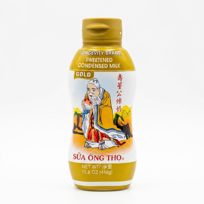 [Longevity Brand] Sweetened Condensed Milk Gold/Sua Dac Co Duong-15.8 oz