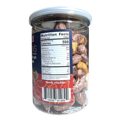 Waikiki-Salted Cashews with Skin/Hat Dieu Vo Lua Rang Muoi - 230g
