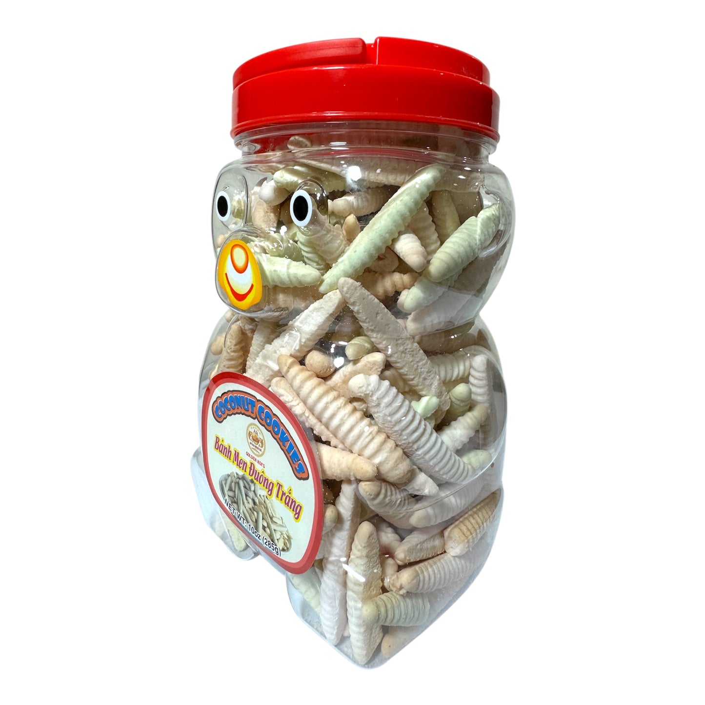 Coconut Cookies/Banh Men Duong Trang - 10 OZ (285g)