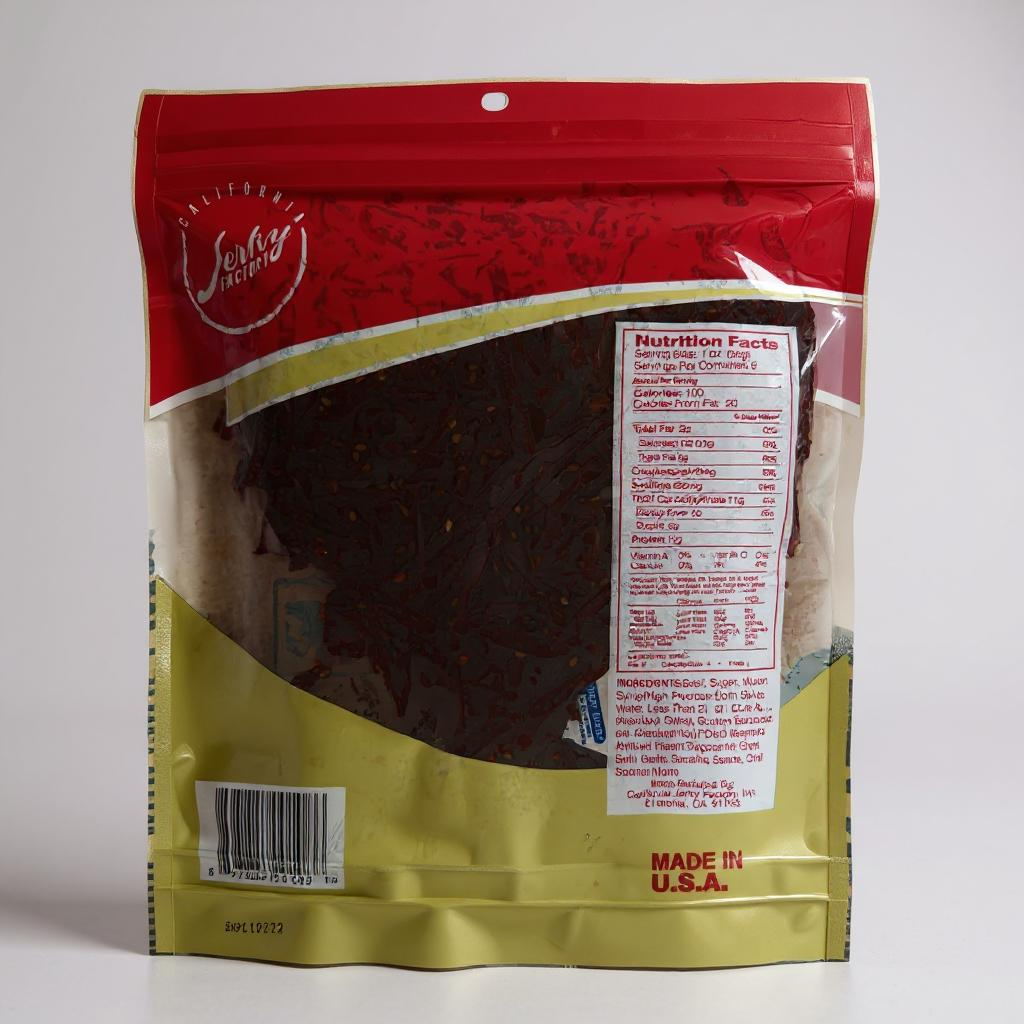 California Jerky Factory – Beef Jerky Product of USA (227g / 8 oz)