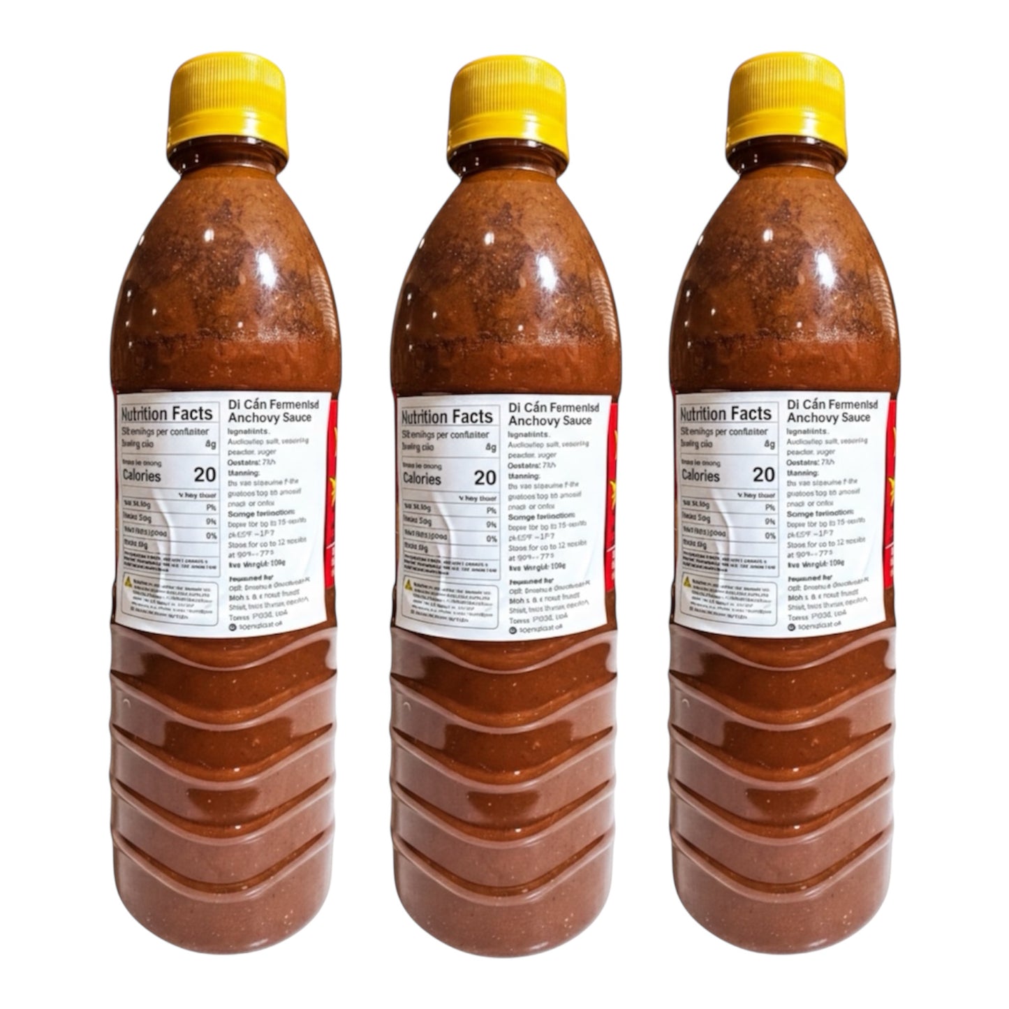 FERMENTED ANCHOVY SAUCE/Mam Nem Di Can - Combo of 3 Bottles (3x500g)